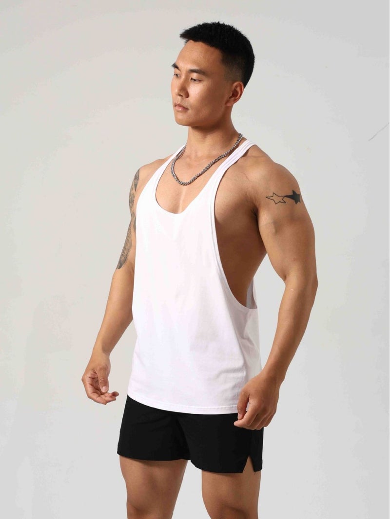 Loose Sports Casual Cotton Vest Moisture Wicking Cotton Waistcoat - Image 2
